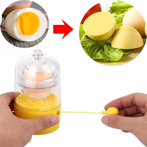 Scrambled Egg Maker, Make Golden Hard Boiled Eggs, Egg Yolk Mixer Shaker  Whisk Golden Egg