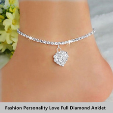 Charm Bracelet, DIAMOND, Romantic, Jewelry