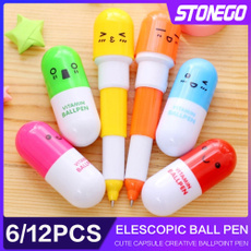 ballpoint pen, cute, retractableballpoint, School