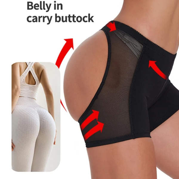 Women Butt Lifter Shorts Black Nylon Women Body Shaper Panties Hip Enhancer  Control Open Hip Shaping Underwear Sexy Seamless Lift Up Panty Boyshorts  Buttock DJK