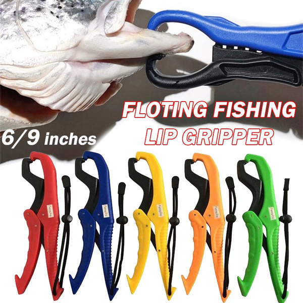 6/9 Inch Catch Fish Practical Tool Fishing Lip Grip Holder Floating Grabber  Pliers Controller Fishing Tools