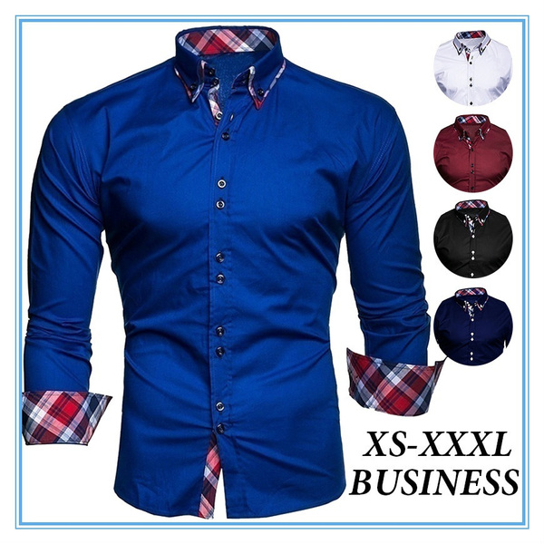 Business Shirts Men's Casual Tops 