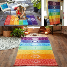 rainbow, Yoga, rainbowtotem, Blanket