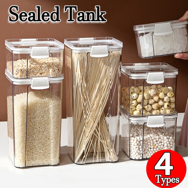 700/1300/1800ML Food Storage Container Plastic Kitchen