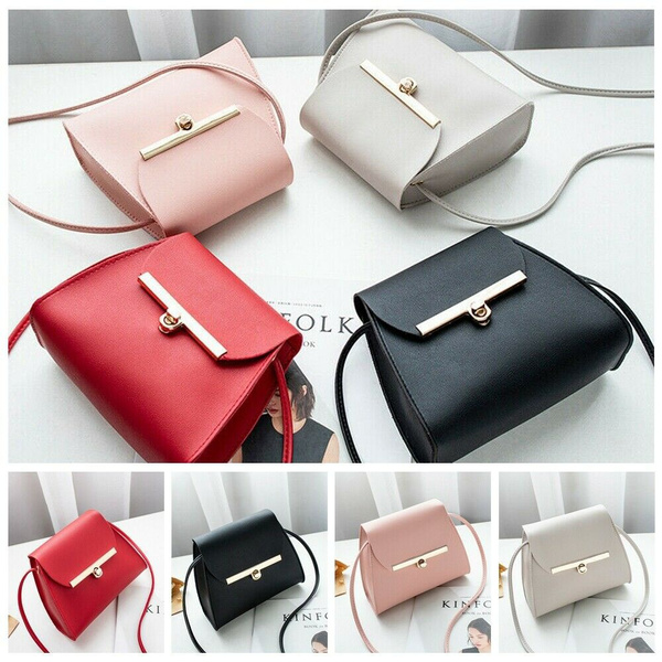 New Shoulder Crossbody Bag for Women Pure PU Leather Fashion