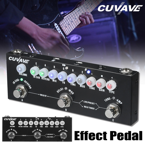 CUVAVE CUBE BABY Portable Multifunctional Electric Guitar Combined Effect  Pedal -black 