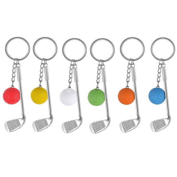 Creative Sporting Goods For Gift Car Key Chain Souvenir Ball Jewelry