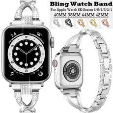 Steel, Bling, Stainless Steel, applewatch38mmband