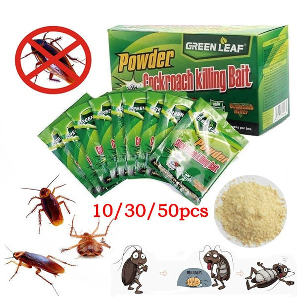 GH 10 Packs Effective Cockroach Killing Bait Cockroach/Powder Bait Pest NED