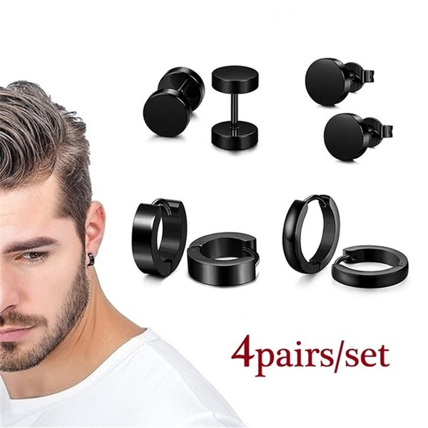 Mens earring clearance set