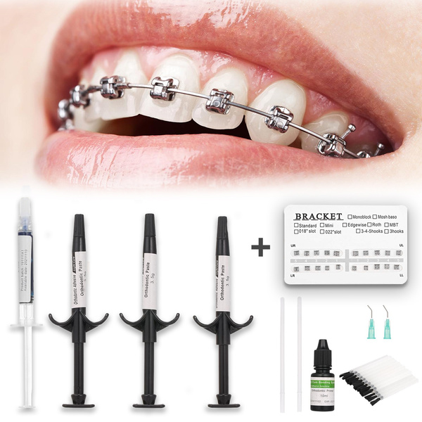 Dental Composite Orthodontic Bonding Metal Bracket Light Cure Glue ...