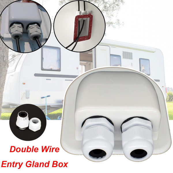 Keep Your Roof Dry: Waterproof Solar Panel Cable Gland Entry Box For RV, Van, Yacht