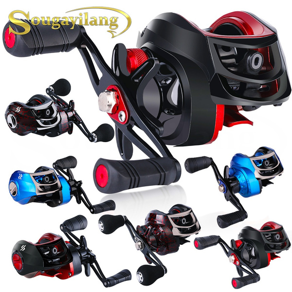 Sougayilang Fishing Reels 18 +1BB Baitcasting Fishing Reels Front Drag