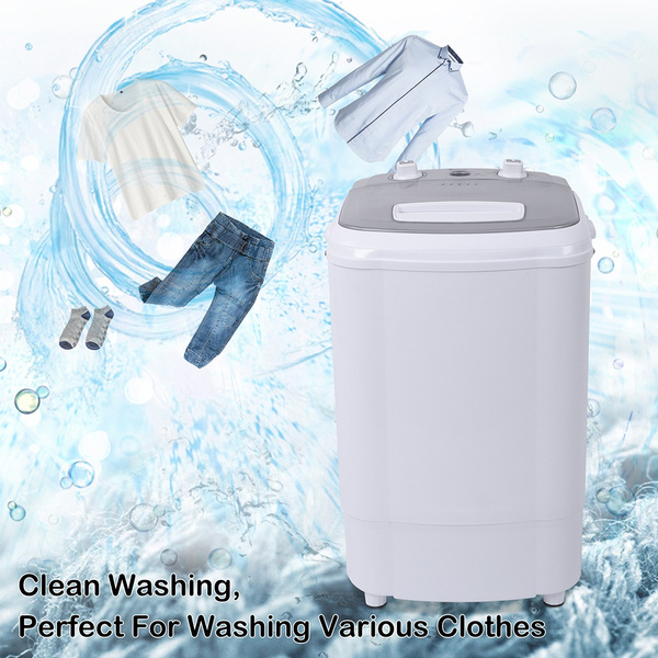 Portable Mini 10lbs Elution Integrated Semiautomatic Washing Machine