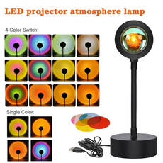 colorfullamp, led, sunsetprojector, projectorlight