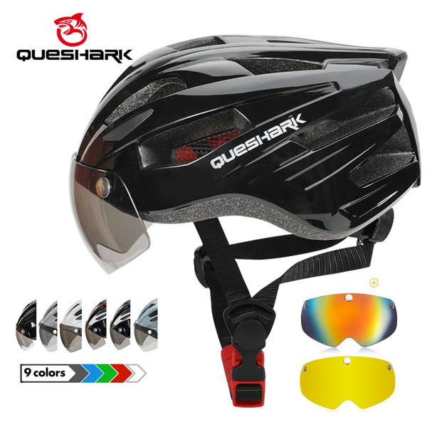 QUESHARK Upgrade MTB Bicycle Helmet 