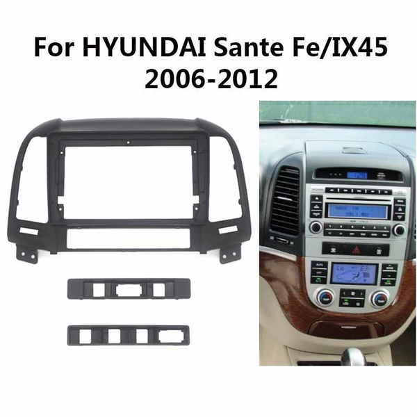 2 Din 9 Inch Car Radio Plastic Fascia Panel for HYUNDAI Santa Fe IX45