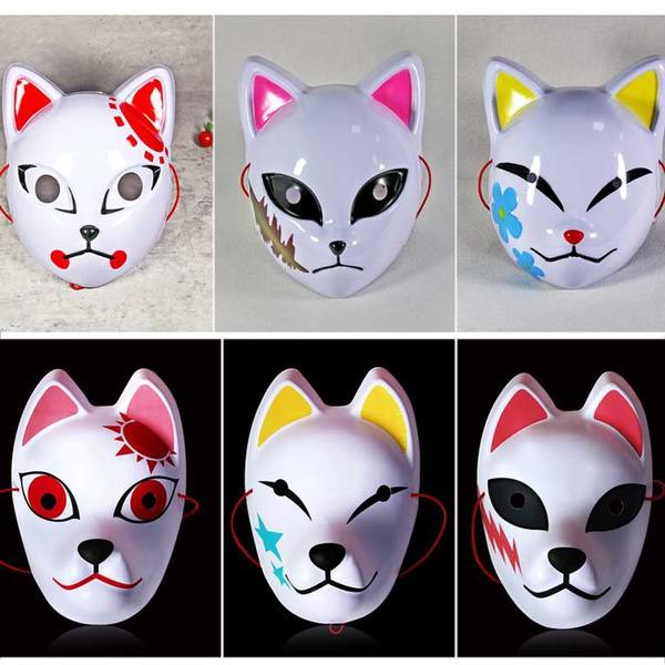Cat Anime Slayer Mask