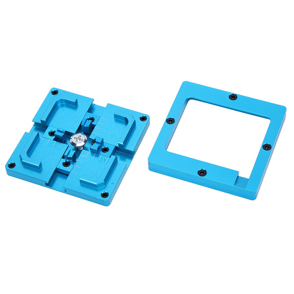 Station De Reballing BGA Double Cadre - Gabarit 80x80 Mm - Pour Réparation De Puces Électroniques - Kit Soudure Complet