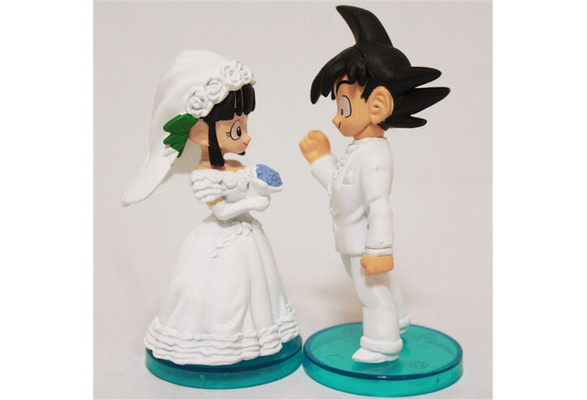 Dragon BALL Z DBZ GOKU/Gokou & Chichi Figure Giocattoli wedding cake topper regali 