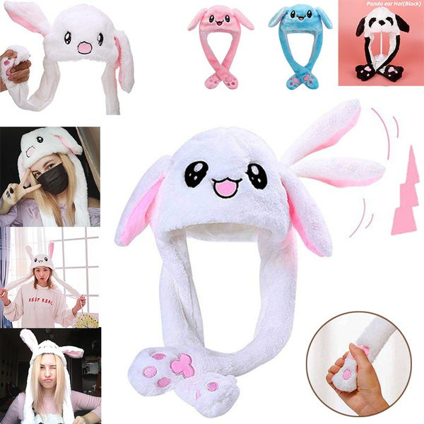 New Bunny Ear Hat Rabbit Ear Hat with Moving Ears Cosplay Rabbit Hat ...