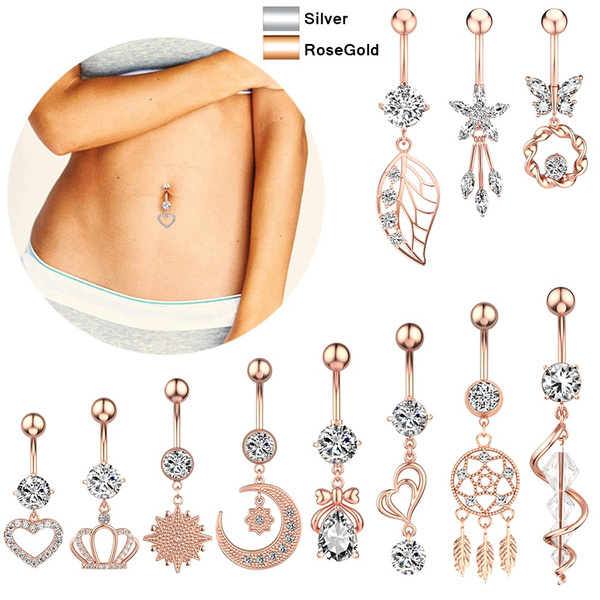 Wish belly shop button rings