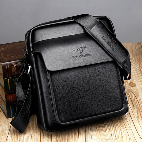 Leather document bag online mens