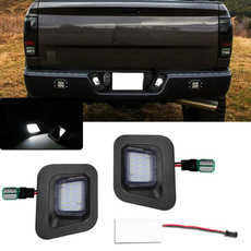 Dodge, led, licenseplatelight, xenonwhiteledlight