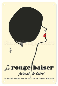 1948, baiser, Lipstick, Vintage