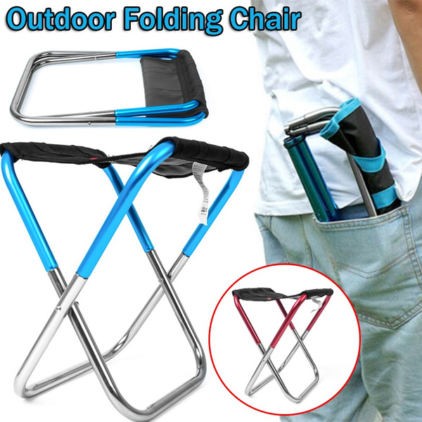 Mini Picnic Stool Outdoor Folding Chair Camping Seat Portable Travel Beach  Chair Fishing Bench
