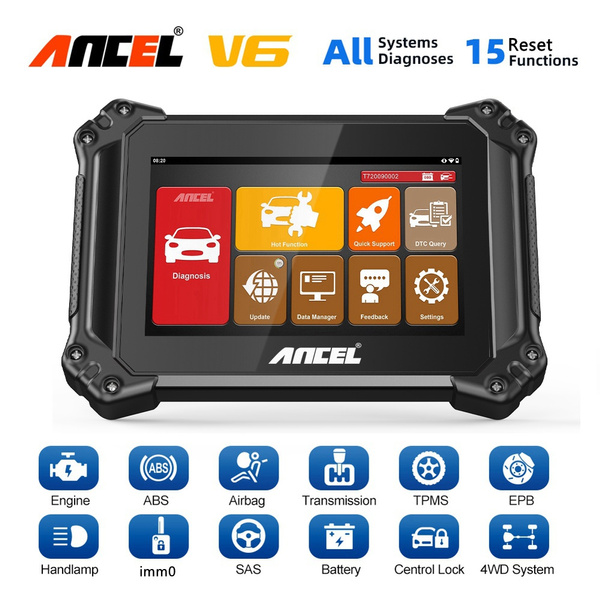 Ancel V6 OBD2 Car Diagnostic Tool Professional Full System Scanner