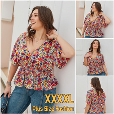Summer, Plus Size, blousesforwomenbusinesscasual, womens top