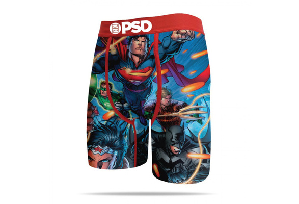 PSD, Underwear & Socks, Psd Dc Charge Justice League Superman Batman  Wonder Woman Mens Boxers