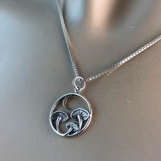 Chain Necklace, celestial, Jewelry, Mushroom