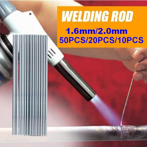 10/20/50 PCS Aluminum Flux-Cored Brazing Rods - Welding Wire 2mm/1.6mm Diameter