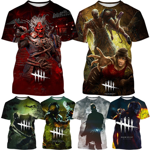 Summer New Dead By Daylight 3d Printed T Shirt Men And Women Casual Cool T Shirt Horror Wind Round Neck Short Sleeved Top Wish