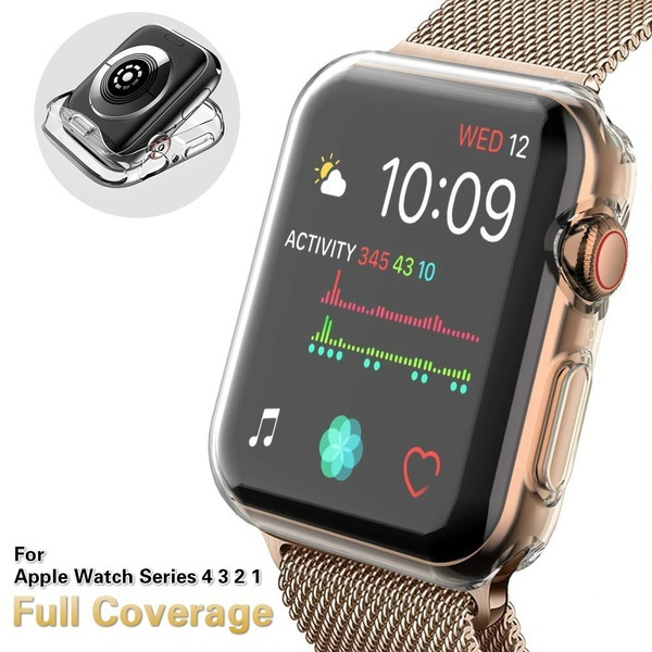 esfera Calendario Beber agua 1PCS For Apple Watch 44mm/40mm/42mm/38mm iWatch Series 4 3 2 1 Ultra-thin  Silicone Soft Full Case(no watch) | Wish