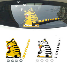 Funny, Tail, Car Sticker, reflectivesticker