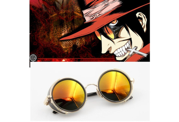 New Anime HELLSING Alucard cosplay prop Vampire Hunter Glasses