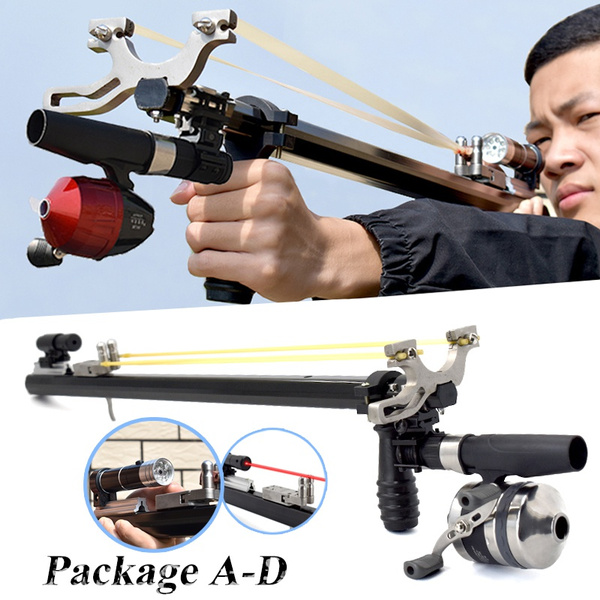 Straight Rod Telescopic Slingshot Precision Shooting Catapult with ...