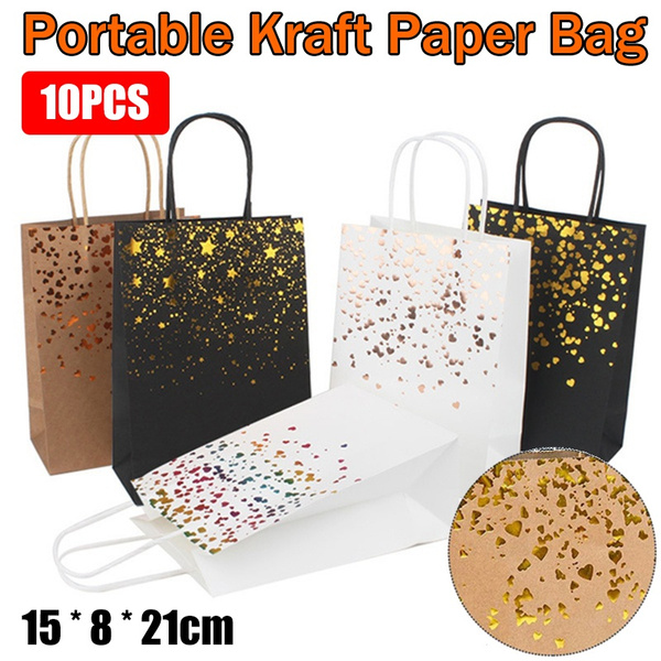 Christmas Kraft Paper Bags, Birthday Kraft Paper Bags