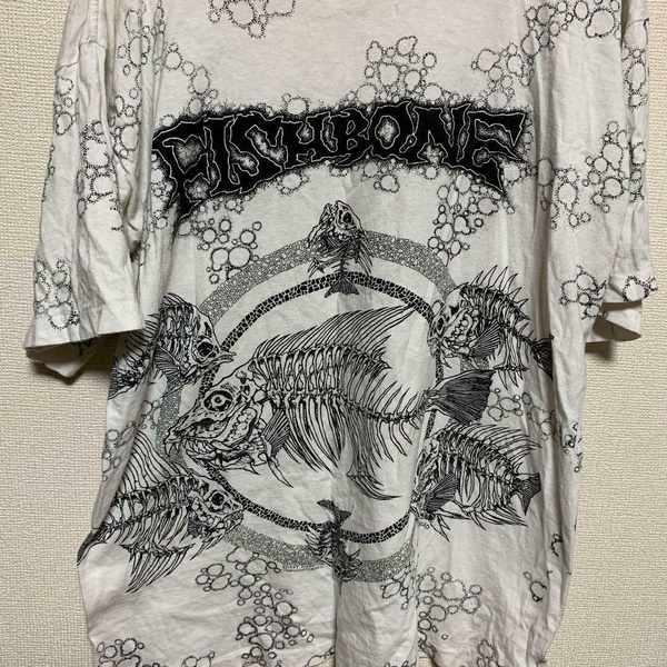 Vintage 90S Fishbone Pushead T-Shirt Xl