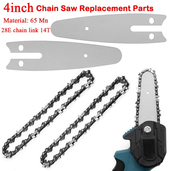 Saw Chain Replacement Chain and Replacement Chain Guide for 4inch ...