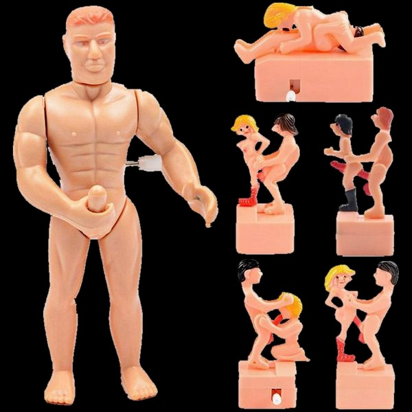 1PC Spoof Toys Party Props Funny Prank Toys Funny Clockwork Jump People  Bouncing Boobs Joke Tricky Gift