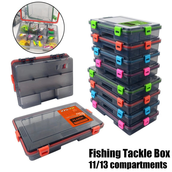 Fishing Tackle Box 11/13 Compartments Fishing Accessories Baits