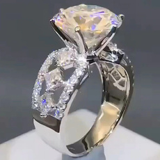 Sterling, DIAMOND, jewelry fashion, wedding ring