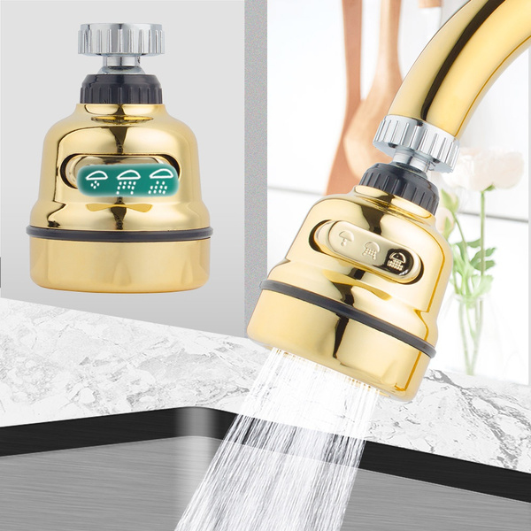 Rotatable Kitchen Faucet Extender Water Saving High Pressure