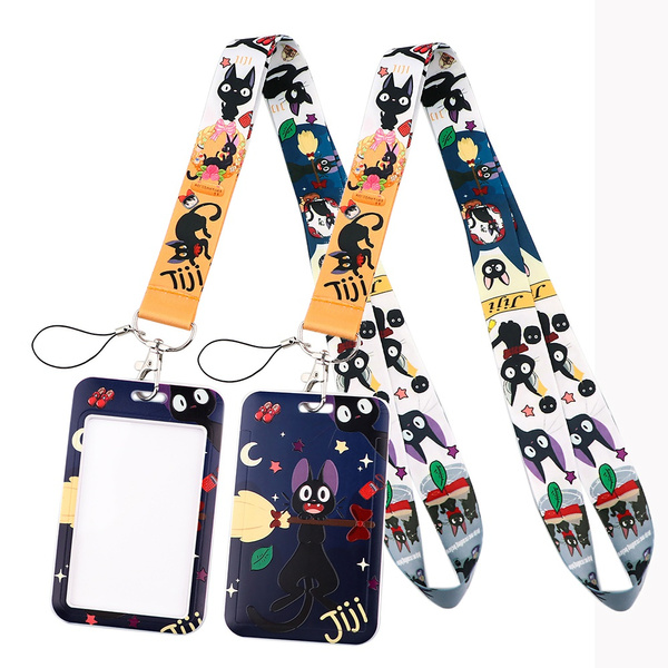 Anime Lanyard Badge Holder ID Card Lanyards Mobile Phone Rope Key