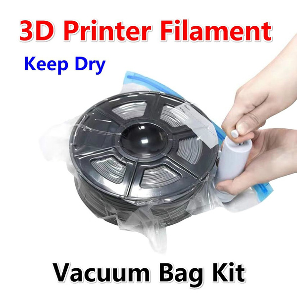 3D Printer Filament Vacuum Storage Bag PLA ABS TPU Filament Vacuum Bag  Filament Dryer Keep Dry Avoid Consumable Moisture for 3D Printer Parts