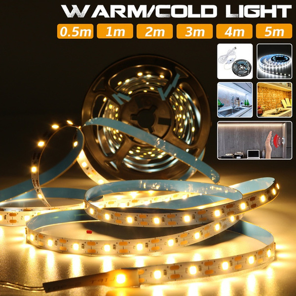 0.5/1/2/3/4/5m DC 5V Lamp USB Motion LED Backlight LED TV Kitchen LED Strip Hand  Sweep Waving ON OFF Sensor Light diode lights Waterproof | Wish
